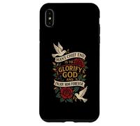 MAN'S CHIEF END IS TO GLORIFY GOD AND ENJOY HIM FOREVER Case for iPhone XS Max