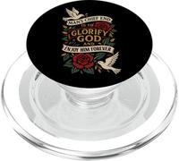 MAN'S CHIEF END IS TO GLORIFY GOD AND ENJOY HIM FOREVER PopSockets PopGrip for MagSafe
