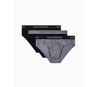 Man's Pure Cotton 3-Pack Brief Black M