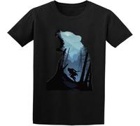 Man's Round Neck G8Nv7 The Revenant Grizzly Bear Sports T Shirt Black M