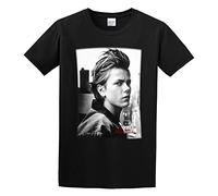 Man's Round Neck River Phoenix Rock Rebelpicture Celebrity Sports T-Shirt Black M