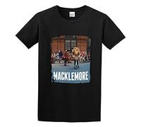 Man's Round Neck Thrift Shop Macklemore Ryan Lewis Wanzs Sports T-Shirt Black XXL