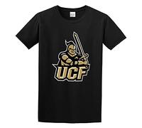 Man's Round Neck UCF Knights Sports T-Shirt Black M
