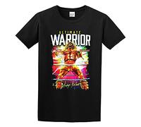 Man's Round Neck Ultimate Warrior Always Believe Sports T-Shirt Black S