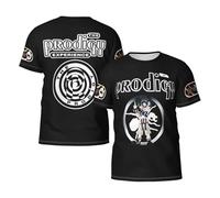 Man's The Ant Music Band-Prodigys-T-Shirts Casual Summer Tees Crewneck Short Sleeve Shirts with Multi-Side Prints Multicoloured XXL