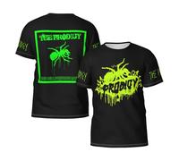 Man's The Ant Music Band-Prodigys-T-Shirts Casual Summer Tees Crewneck Short Sleeve Shirts with Multi-Side Prints Multicoloured S