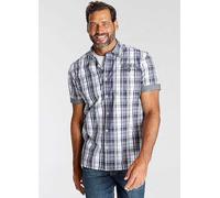 Man's World Checked Short Sleeve Shirt Blue Check