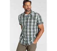 Man's World Checked Short Sleeve Shirt Olive Check