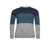 Man's World Cotton Blend Jumper Blue-petrol
