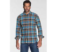 Man's World Flannel Shirt Blue Check