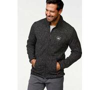 Man's World Fleece Jacket Black Marl
