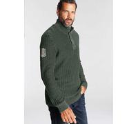 Man's World Half-Zip Jumper Olive