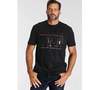 Man's World Logo Print T-Shirt Black