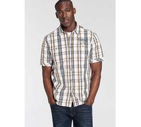Man's World Mens Checked Shirt White Check