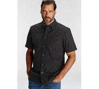 Man's World Mens Short Sleeve Shirt Black