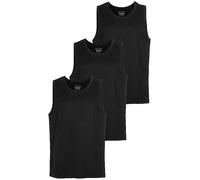 Man's World Pack of 3 Vests Black