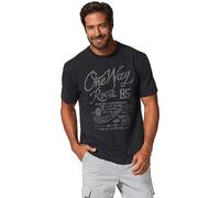 Man's World Print T-Shirt Black