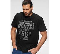 Man's World Print T-Shirt Black