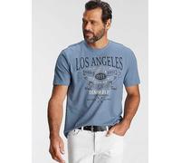 Man's World Print T-Shirt Light Blue