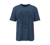 Man's World Print T-Shirt Smokey Blue