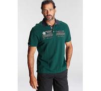 Man's World Printed Polo Shirt Dark Green