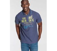Man's World Short Sleeve Polo Shirt Blue