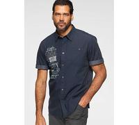 Man's World Short Sleeve Shirt Dark Blue