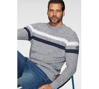 Man's World Stripe Detail Jumper Grey