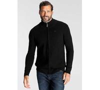 Man's World Zip Up Cardigan Black