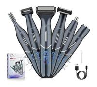 Manscape Ball Trimmer for Men,Body& Pubic Hair Trimmer and Groin Hair Shaver for Women & Men Pubic Hair, Private Area, Legs, Eyebrow,Face, Nose, Eyebrow, Body Hair Removal IPX5 Waterproof LED Display