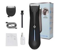 ManScape Body Hair Trimmer Men, Beard Trimmer Men & Electric Razor for Pubic Hair, Ball Shaver with Storage Case, IPX7 Waterproof Body Groomer for Private Parts (Black)