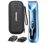 Manscape Pubic & Body Hair Trimmer for Men, Electric Ball Trimmer Intimate Shavers for Men, Hypoallergenic Ceramic Blade, Waterproof Groin & Pubic Shaver Groomer, 50 Times Usage, Portable Storage Bag