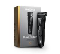 MANSCAPED® The Beard Hedger® Premium Men's Beard Trimmer, 20 Length Adjustable Blade Wheel, Stainless Steel T-Blade for Precision Facial Hair Trimming, Cordless Waterproof Wet/Dry Clipper