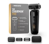 MANSCAPED® The Chairman™ PRO Men's Foil Face Shaver - Two Interchangeable Heads