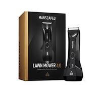 MANSCAPED® The Lawn Mower® 4.0, Electric Groin Hair Trimmer, Replaceable SkinSafe® Ceramic Blade Heads, Waterproof Wet/Dry Clippers, Rechargeable, Wireless Charging, Male Hygiene Grooming Razor