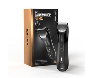 MANSCAPED® The Lawn Mower® 4.0 PRO - Groin & Body Hair Trimmer, Updated SkinSafe® Trimmer Blade, Waterproof Wet/Dry Groomer, USB-C & Wireless Charging Compatible, Men’s Ball Shaver with Travel Lock