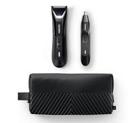 MANSCAPED® The Perfect Duo 5.0 Contains: The Lawn Mower® 5.0 Ultra Men's Groin & Body Hair Trimmer, Weed Whacker® 2.0 Nose & Ear Hair Trimmer, The Shed 2.0 Toiletry Bag