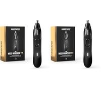 MANSCAPED® Weed Whacker® 2.0 Electric Nose & Ear Hair Trimmer - 7,000 RPM Precision Tool with Rechargeable Battery, Wet/Dry, Easy to Clean, Improved Stainless Steel Replaceable Blade (Pack of 2)