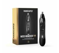 MANSCAPED The Weed Whacker 2.0 Wet & Dry Nose & Ear Trimmer - Black, Black