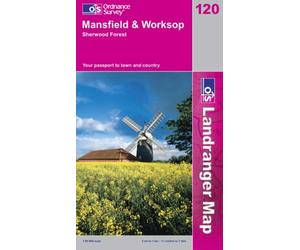 Mansfield and Worksop, Sherwood Forest: Sheet 120 (Landranger Maps)