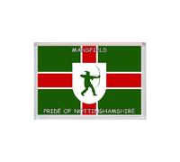 Mansfield - Pride of Nottinghamshire County Flag - Jumbo Fridge Magnet