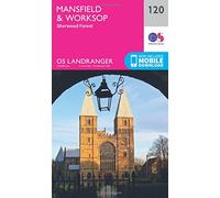 Landranger 120 Mansfield & Worksop, Sherwood Forest Map With Digital Version, Pink One Size