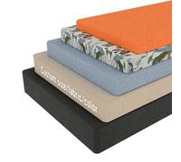 Mansfil Custom Bench Cushion Indoor/Outdoor, High Resilience Foam Window Seat Cushion, Non-Slip Furniture Pad for Garden/Patio/Bay Window, Custom Fabric, Colour, Size, Piping & Non-Slip Bottom(6cm)