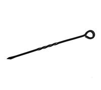 Mansion Fire Side Fireplace Steel Black Ring Top Fire Poker Wood Burner