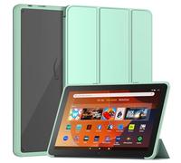 Mansiruyi Case for 10.1" Tablets, Not Suitable for Onn TCL 10.1 inch, Slim Light Two Angle Stand Case with Auto Sleep/Wake -Light Green