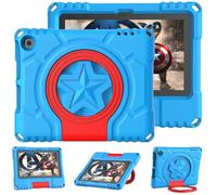 Mansiruyi Fire 7 Tablet Case for Kids(Only All-New 12th Generation, 2022 Release), Not for Nokia TCL iPad 7, Light Weight Shockproof Kid-Proof Case with Handle Stand for Fire 7 Kids Tablet -Blue