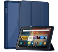 Mansiruyi Smart Case for 8inch Tablets,Not Fits iPad TCL 8inch Tablets, Slim Light Trifold Stand Two Angle Case with Auto Sleep/Wake -Ocean Navy