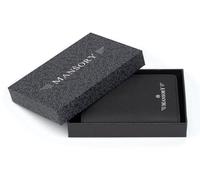 Mansory Wallet and Card Holder, High-Quality Leather, Slim Elegant Design, Subtle Branding, Includes Gift Box, black, Standard Kreditkartengröße, Luxurious Minimalist