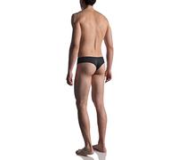 MANstore Men's Cheeky Brief, Black, Small