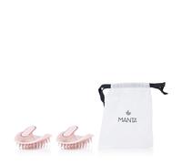 Manta Anti-Static Flexible Hair Brush Duo BLACK
